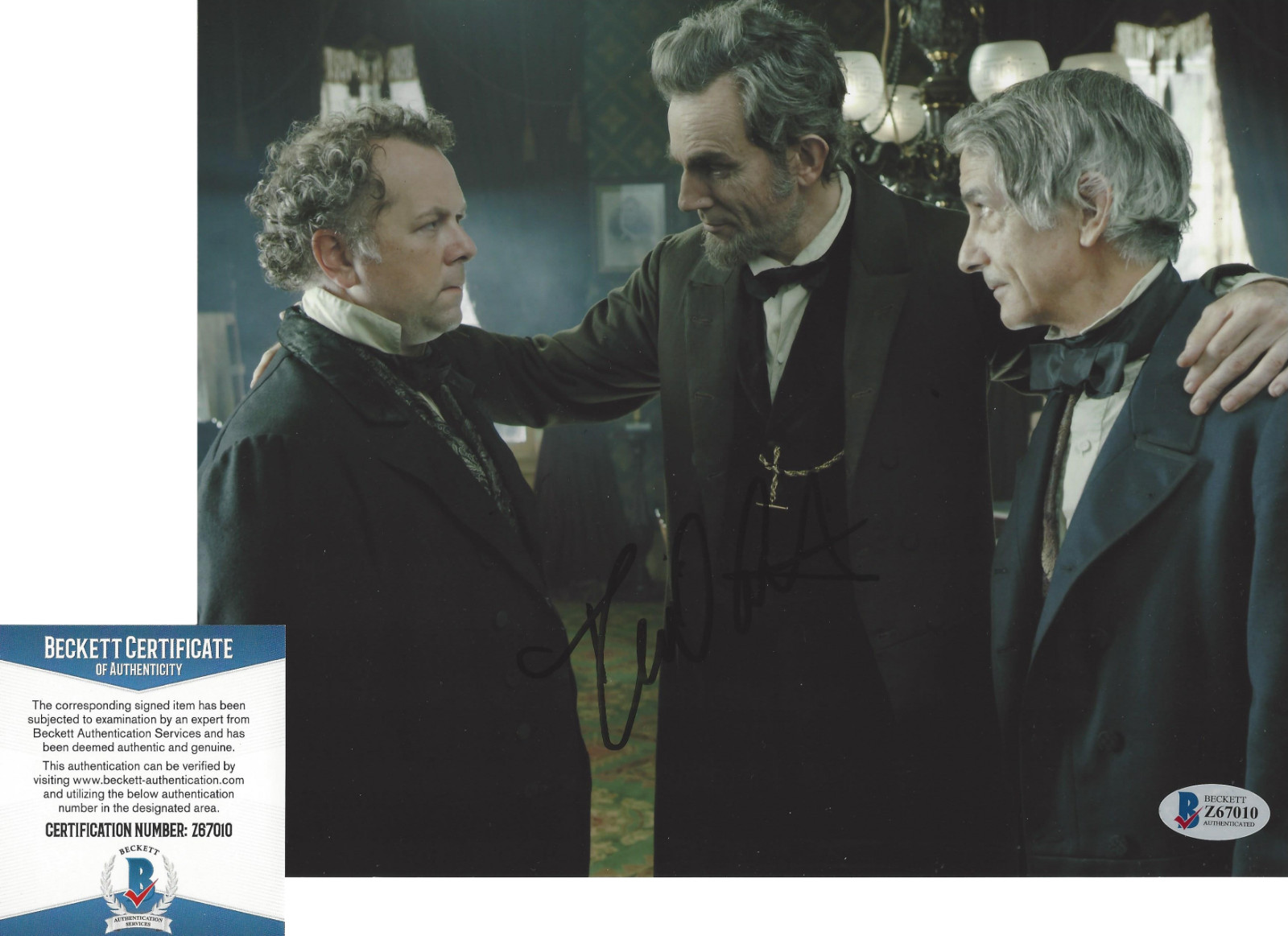 DAVID COSTABILE SIGNED ‘LINCOLN’ 8×10 MOVIE PHOTO BECKETT COA ACTOR BILLIONS