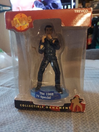 VTG Trevco Elvis Presley 1968 TV Special Christmas Ornament In Box NOS