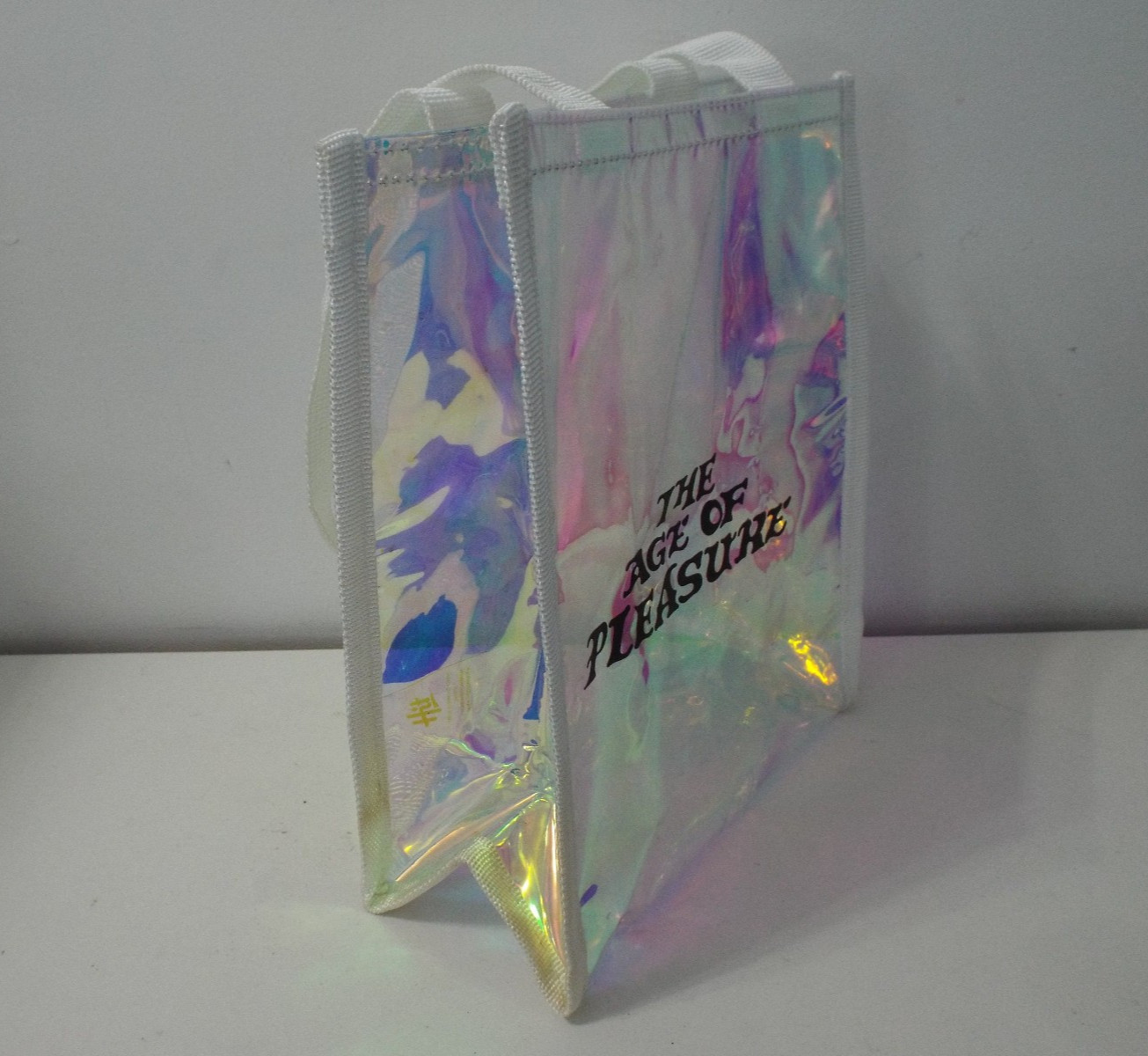 Janelle Monae “Age Of Pleasure” 7.5×9″ Promotional Iridescent Vinyl/Plastic Tote