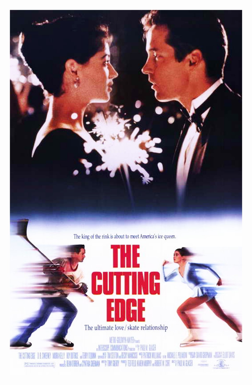 THE CUTTING EDGE (1992) ORIGINAL MOVIE POSTER – STYLE B – ROLLED