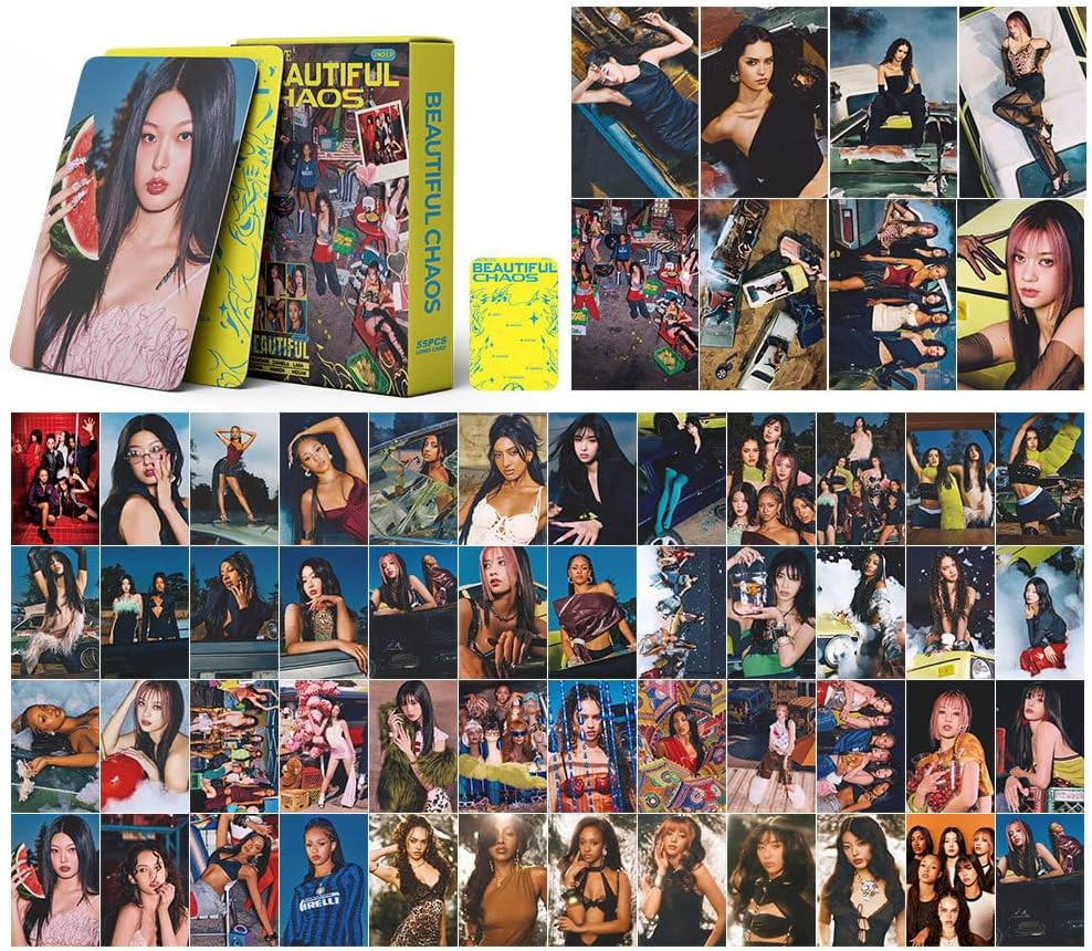 3Pack/165Pcs Photocards Set Album Pinky up Photo Cards Lomo Card Merch for Fans
