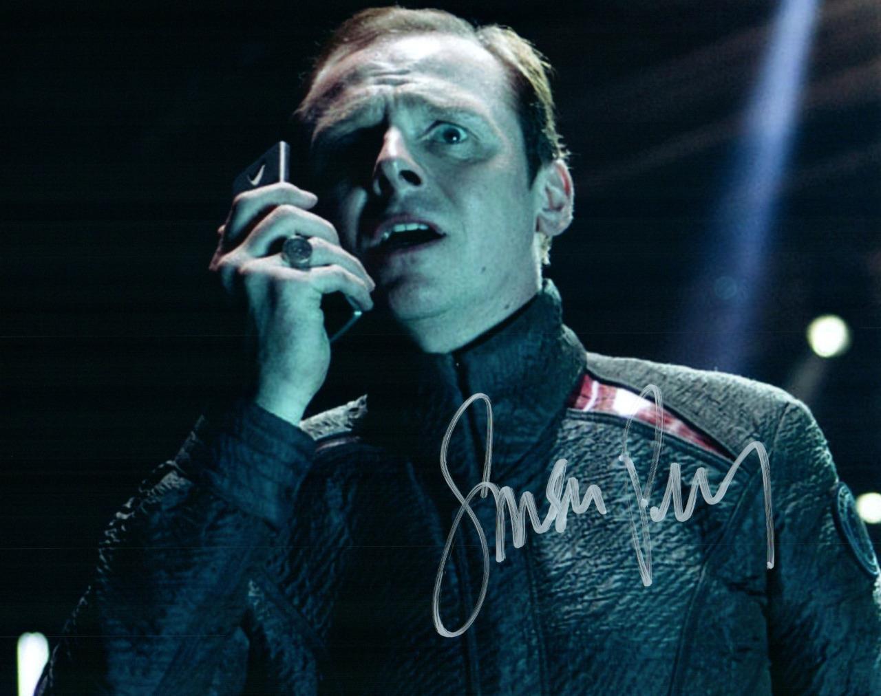 Simon Pegg autographed 8×10 Picture signed Photo and COA