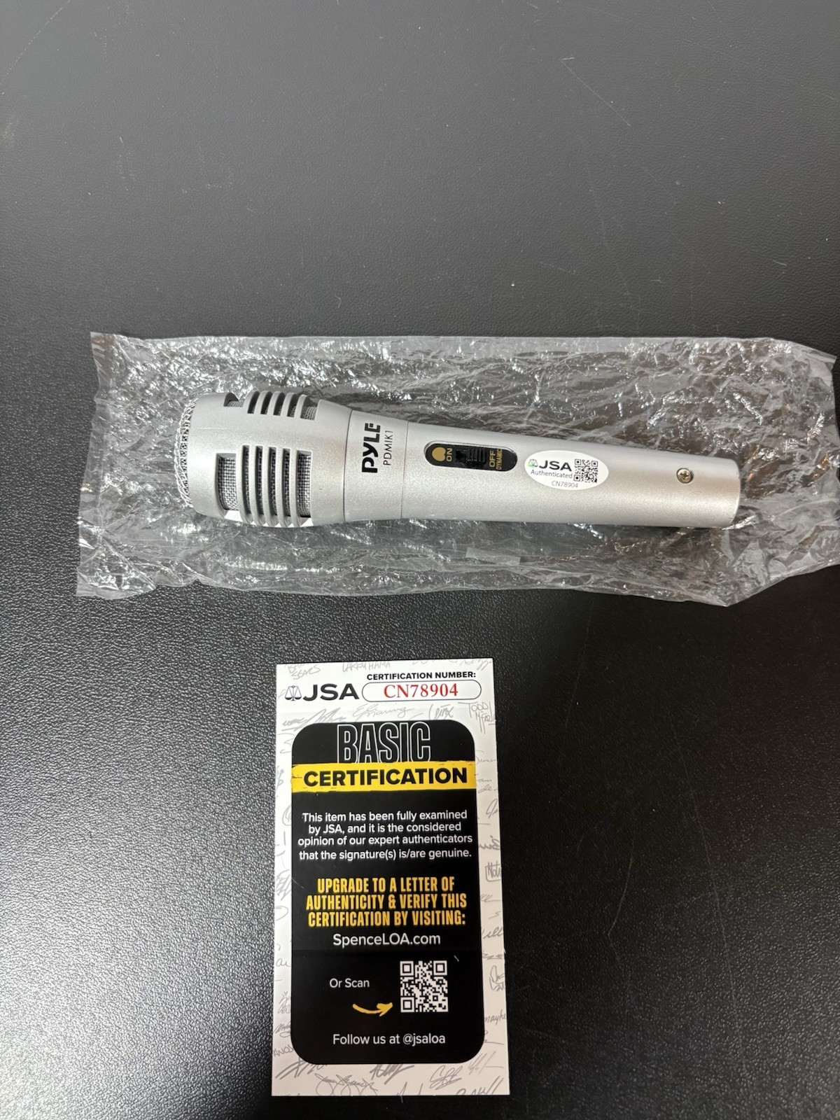 Nettspend Signed Microphone Autographed Rap Music Rare Invest Hot JSA COA