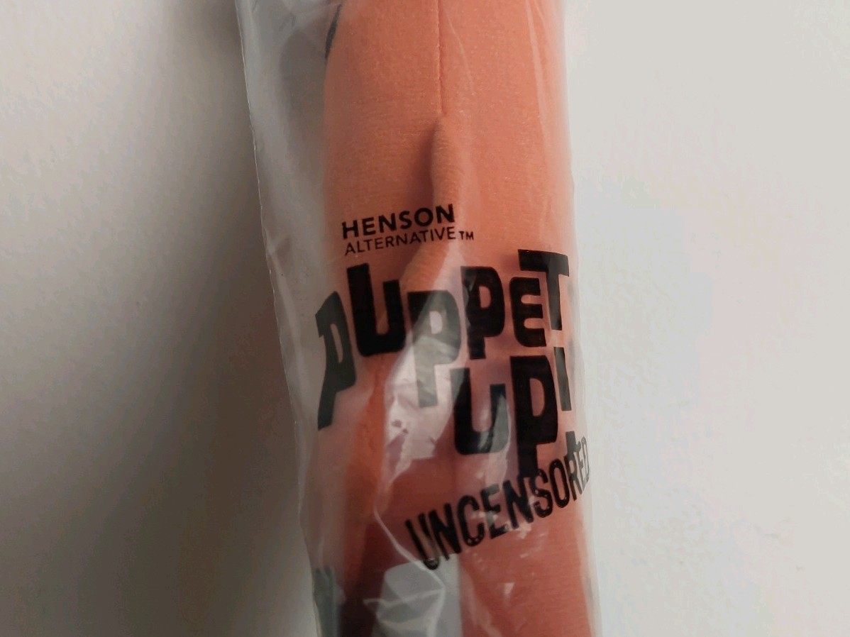 THE MUPPETS HOT DOG PUPPET PUPPET UP! AUTOGRAPHED SIGNED BY BRIAN HENSON JIM 🆕