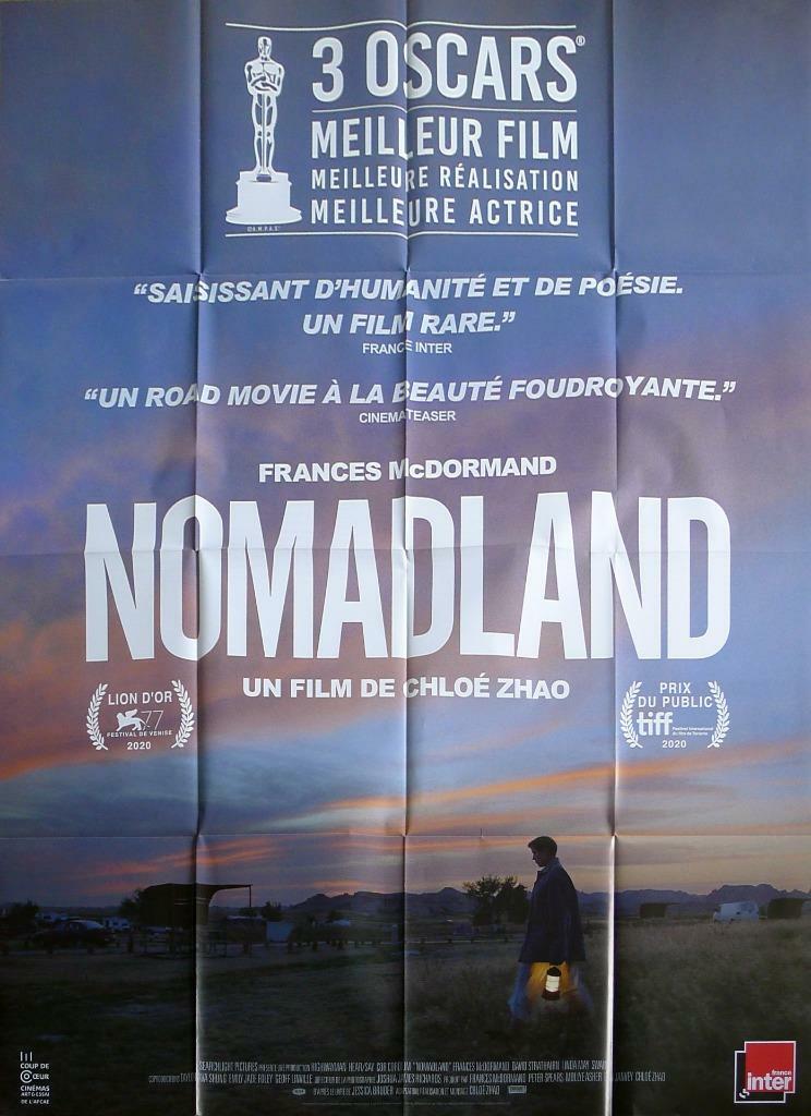 NOMADLAND – FRANCES McDORMAND – ORIGINAL LARGE FRENCH MOVIE POSTER