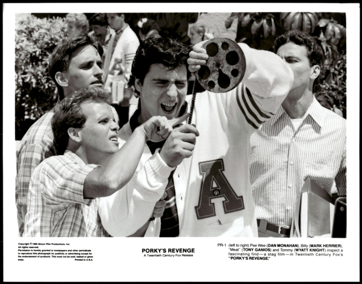 Porky’s Revenge 1985 Movie Still Press Photo PR-1 Dan Monahan Mark Herrier