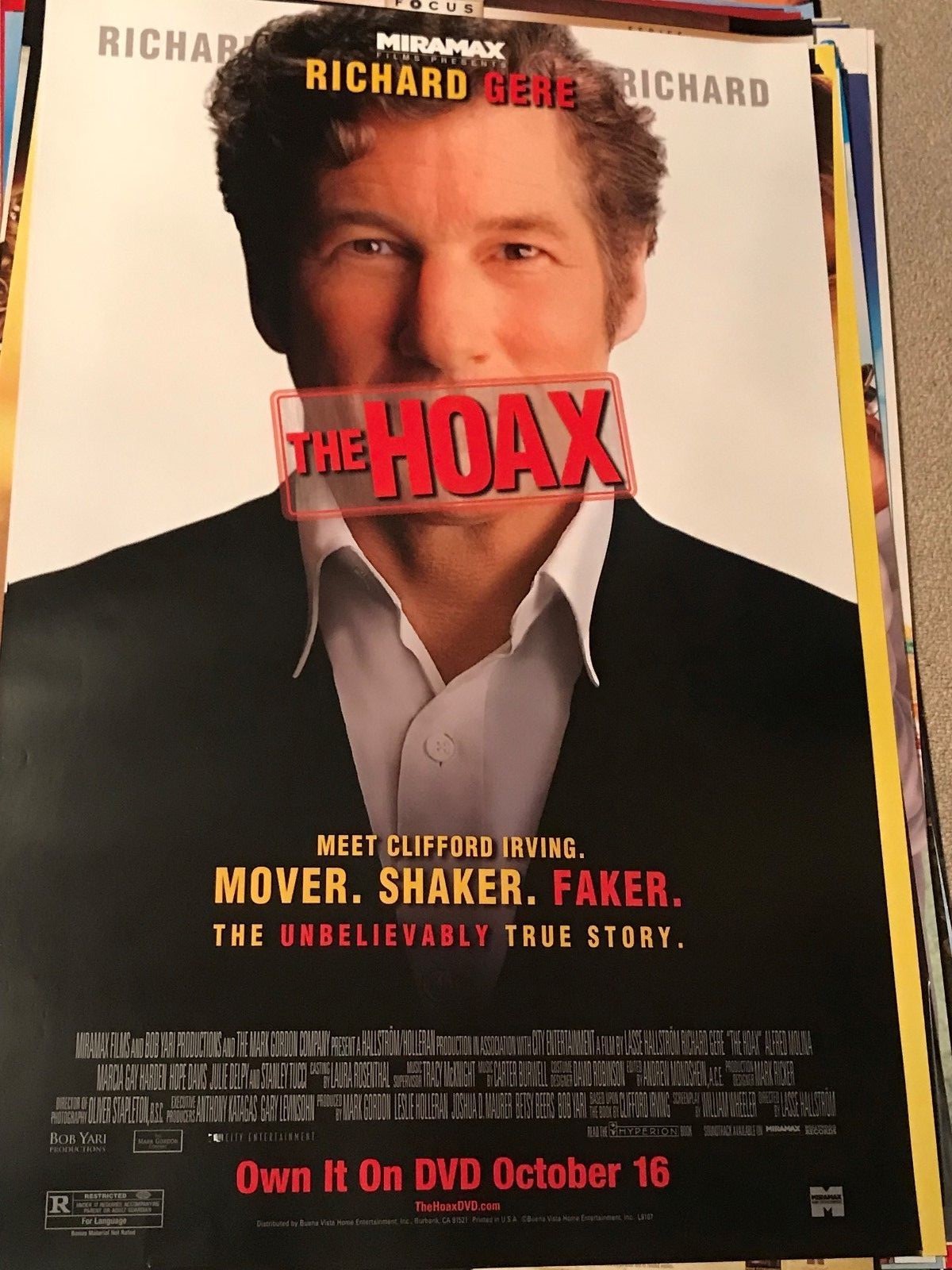 HOAX – RICHARD GERE – POSTER – 26 X 40 INCHES B1
