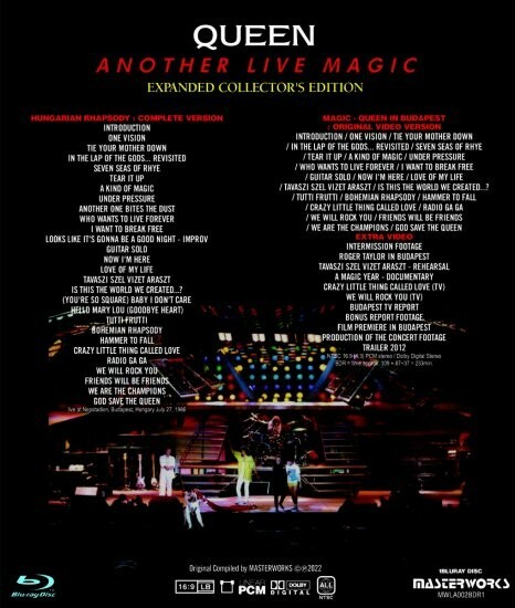 Queen Another Live Magic & More Live Magic Blu-ray disc 2 title set NTSC