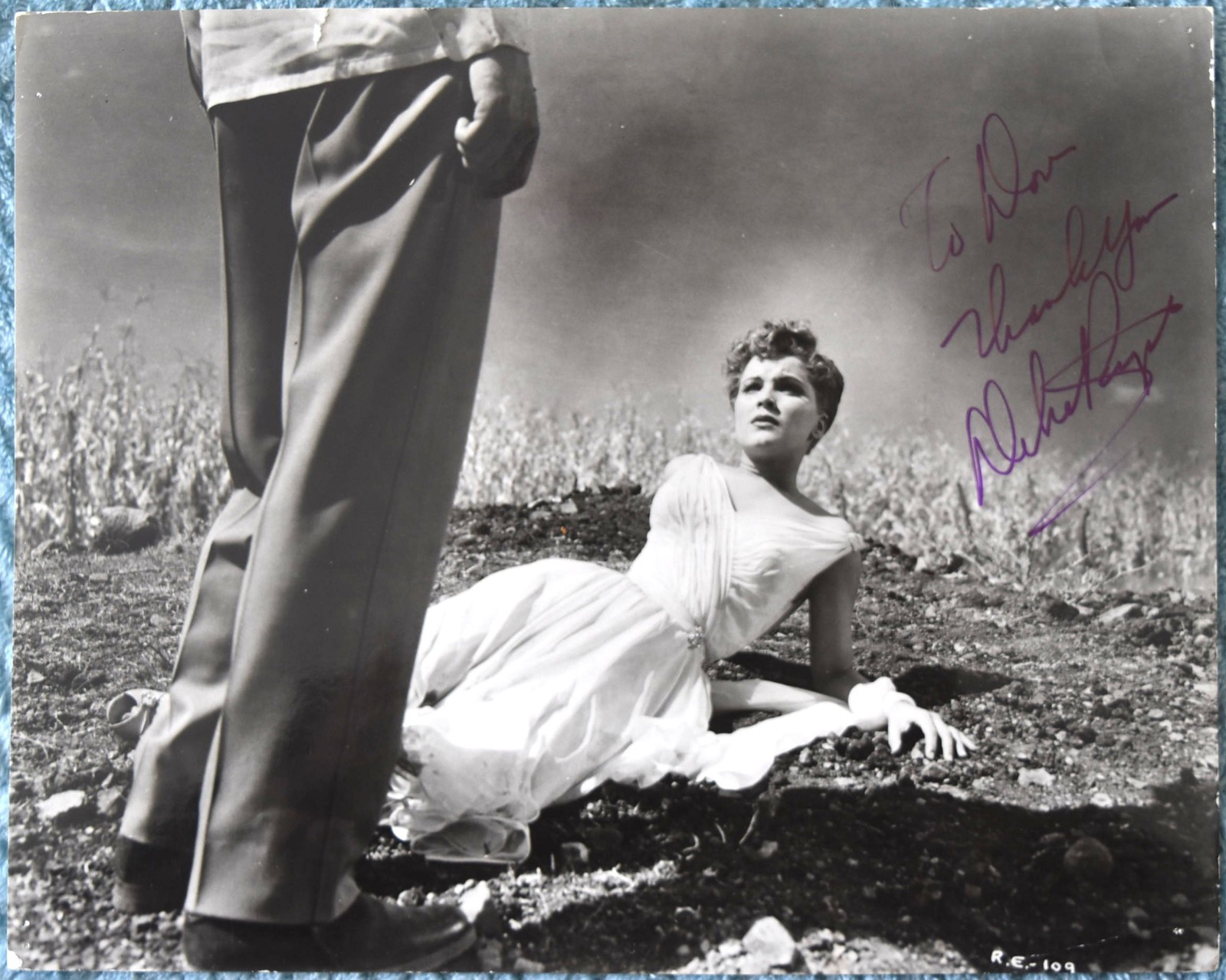 Debra Paget (The River’s Edge) Hand Signed Original Photo 9 1/2″X7 1/2″