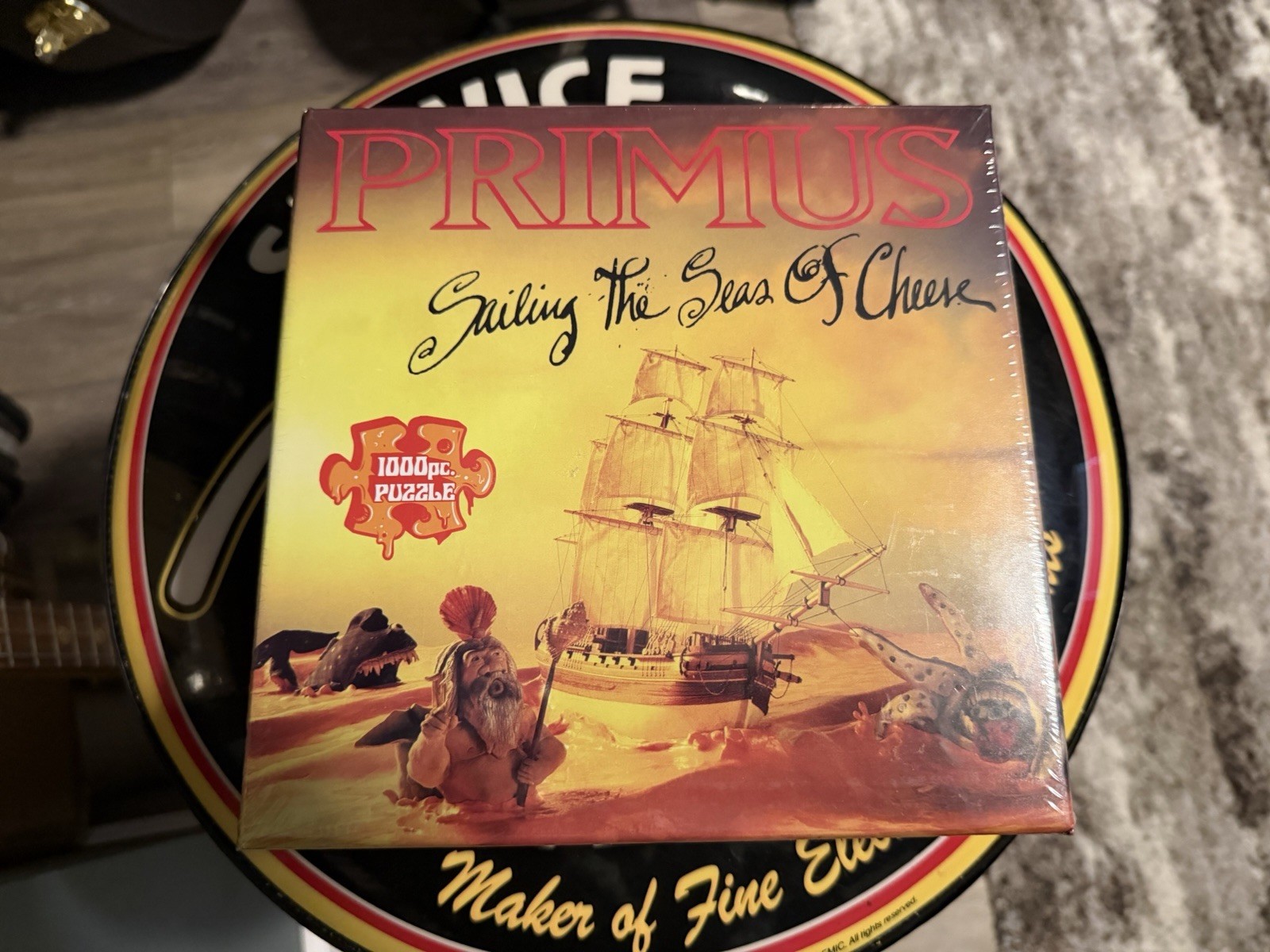 Primus Sailing the Seas of Cheese Puzzle 1000pc NEW