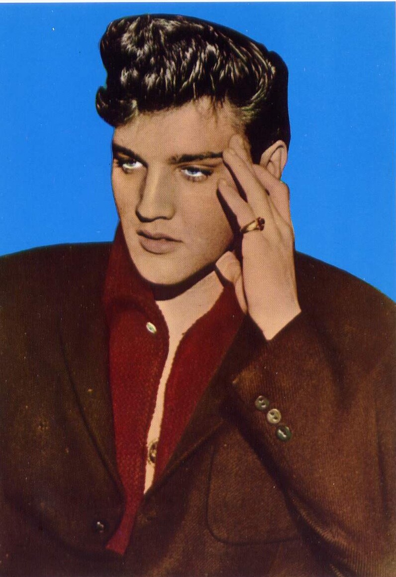 Elvis Presley•Young and Pensive•Klasik Kards Vintage POSTCARD