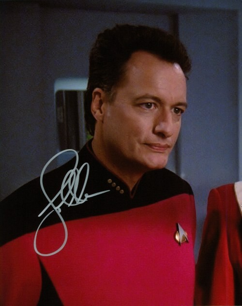 John De Lancie Autographed Original 8×10 Photo LOA TTM
