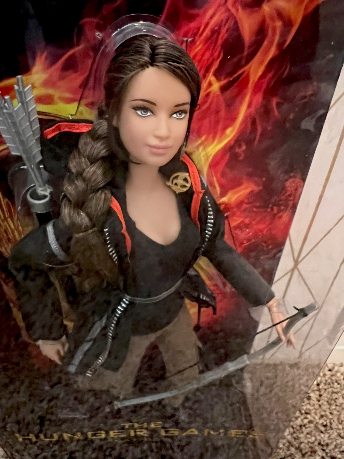 Barbie Collector Black Label The Hunger Games Katniss New In Box from 2012