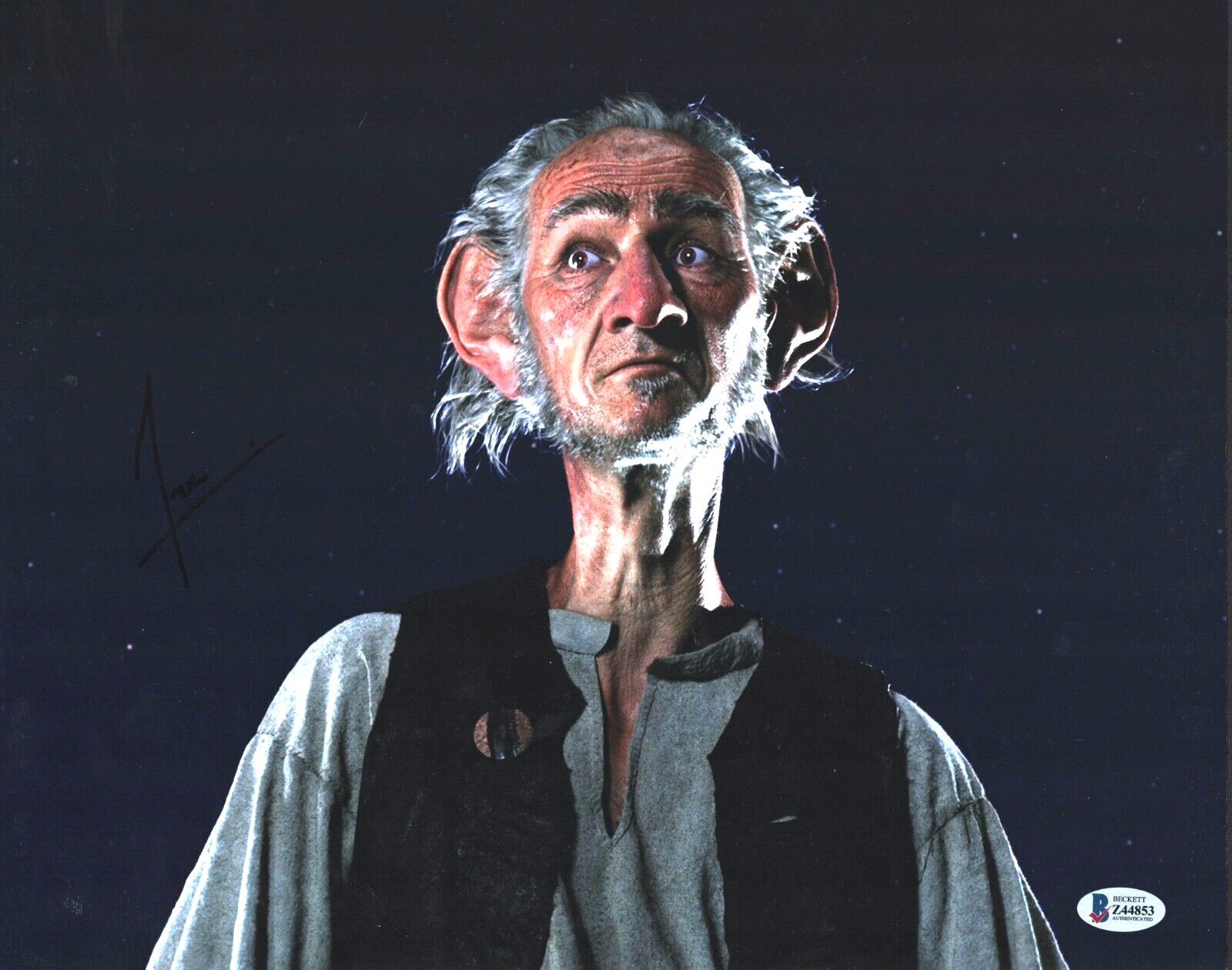 Mark Rylance Signed 11×14 Photo The BFG Big Friendly Giant Autograph Beckett COA