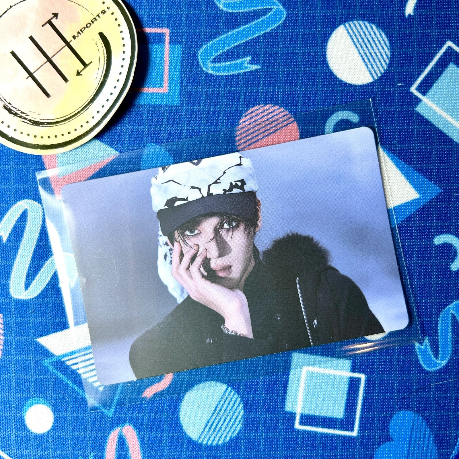 Ateez Golden Hour Part 4 Wooyoung Official Photocard POCA Z Ver. QR Card