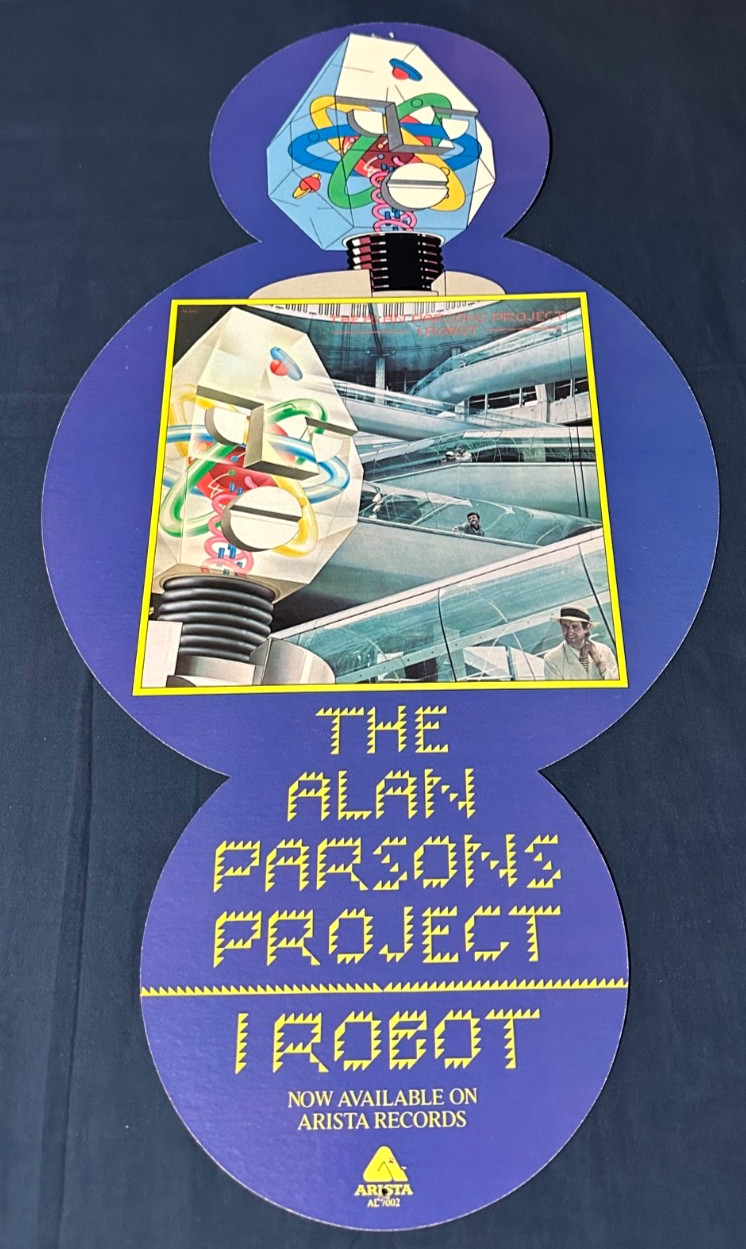 🔥 ALAN PARSONS PROJECT “I Robot + Pyramid” RECORD STORE PROMO Display + Poster