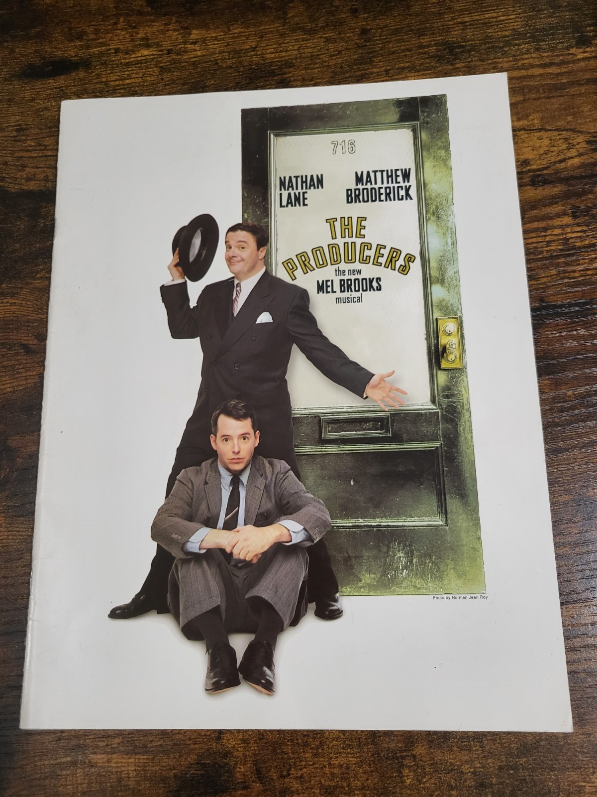 The Producers Mel Brooks Matthew Broderick Souvenir Program musical play theatre