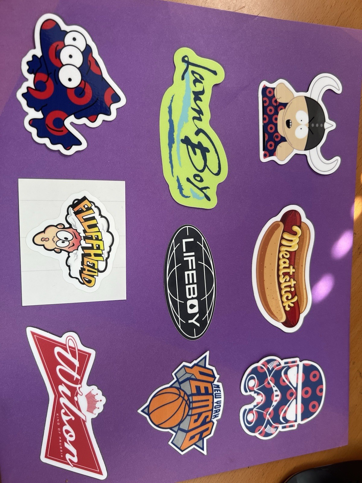 Phish 9 Sticker set ~ Water Bottle ~ Laptop ~ Tumbler ~ Vinyl Decal Knicks Free