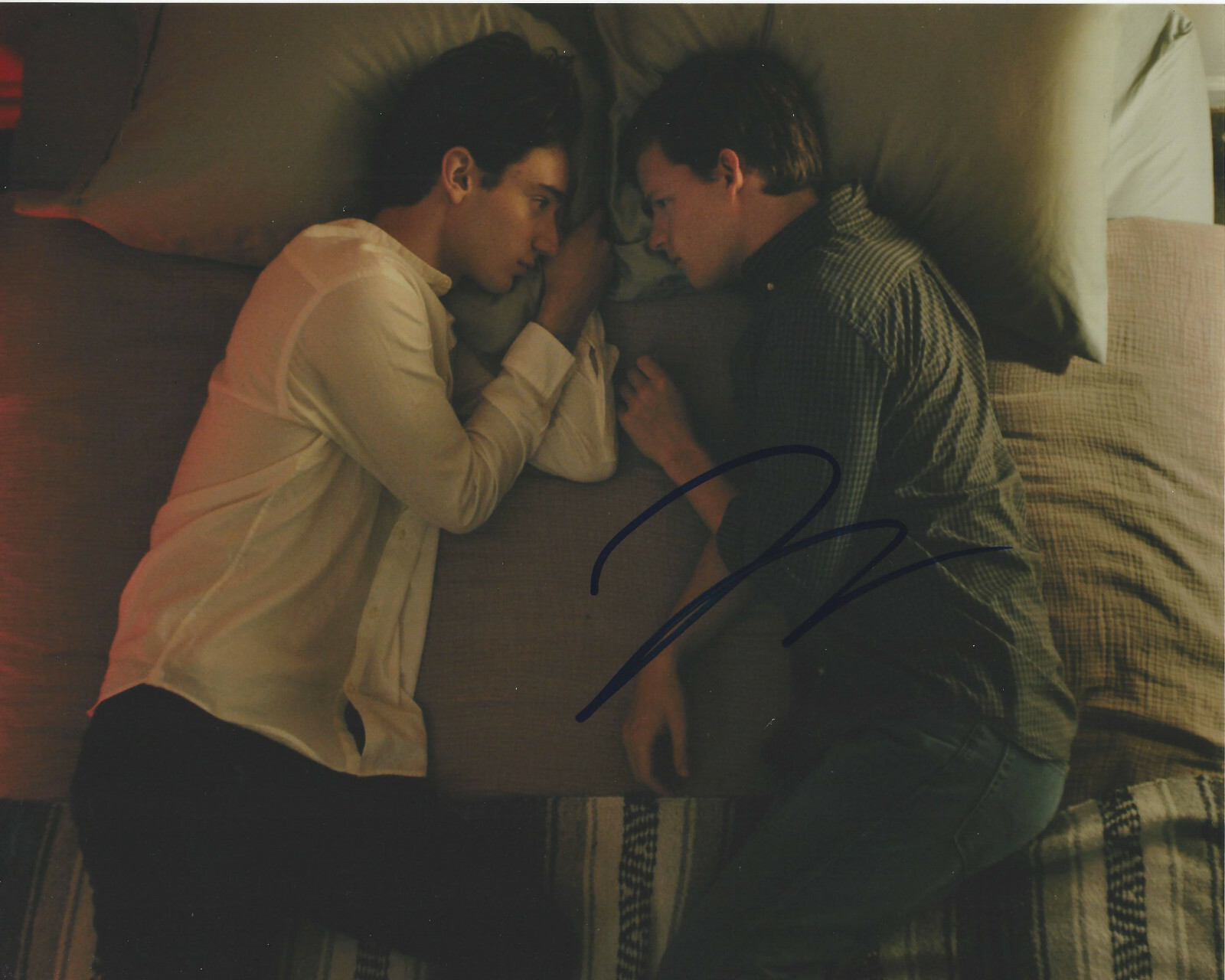 LUCAS HEDGES SIGNED AUTHENTIC ‘BOY ERASED’ POSTER PHOTO B w/COA ACTOR MID90s