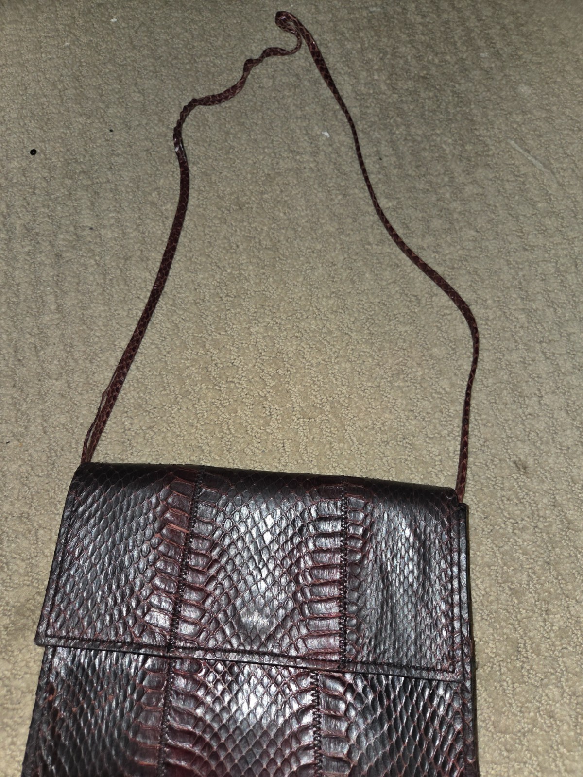 Greta Garbo Owned Worn 40’s Brown Crocodile Handbag Stylist Sydney Guilaroff