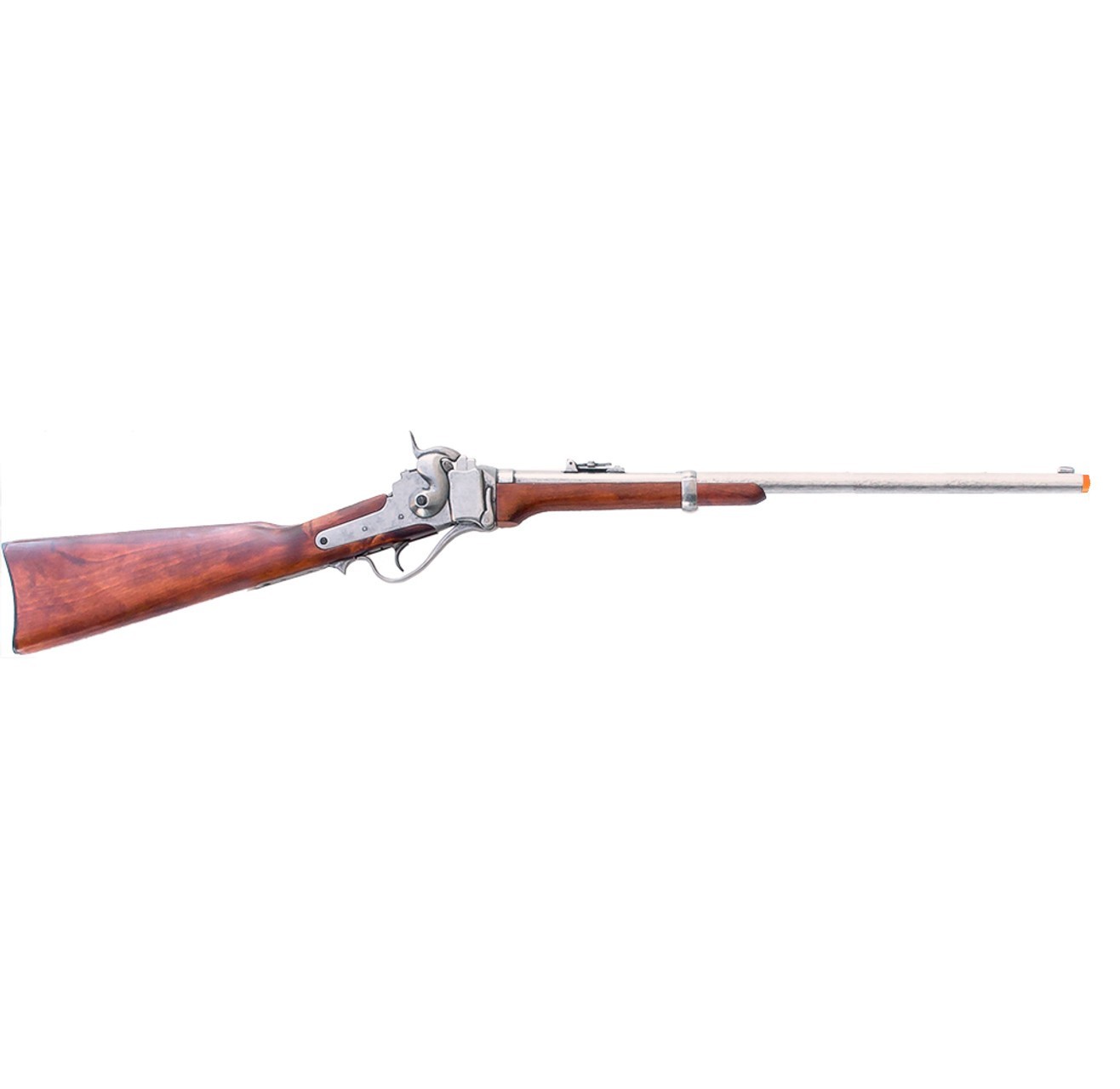 Denix Civil War 1859 Sharps Carbine Antique Grey Finish Non-Firing Gun