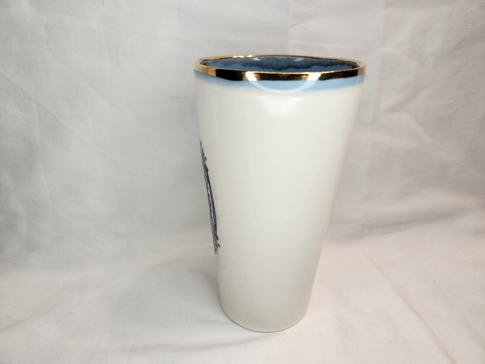 Belle Epoque Pottery 6 3/4″ David Bowie Alladinsane Glazed Art Tumbler Cup