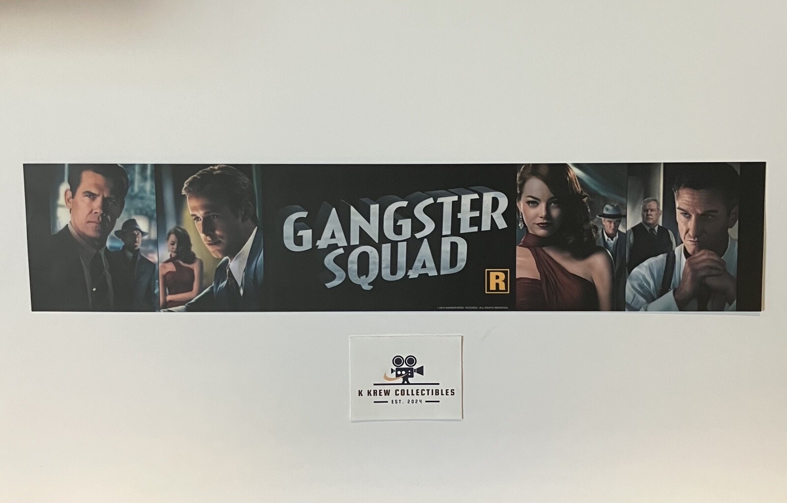 📽 Gangster Squad (2013) – Double-Sided – Movie Theater Mylar / Poster 5×25″