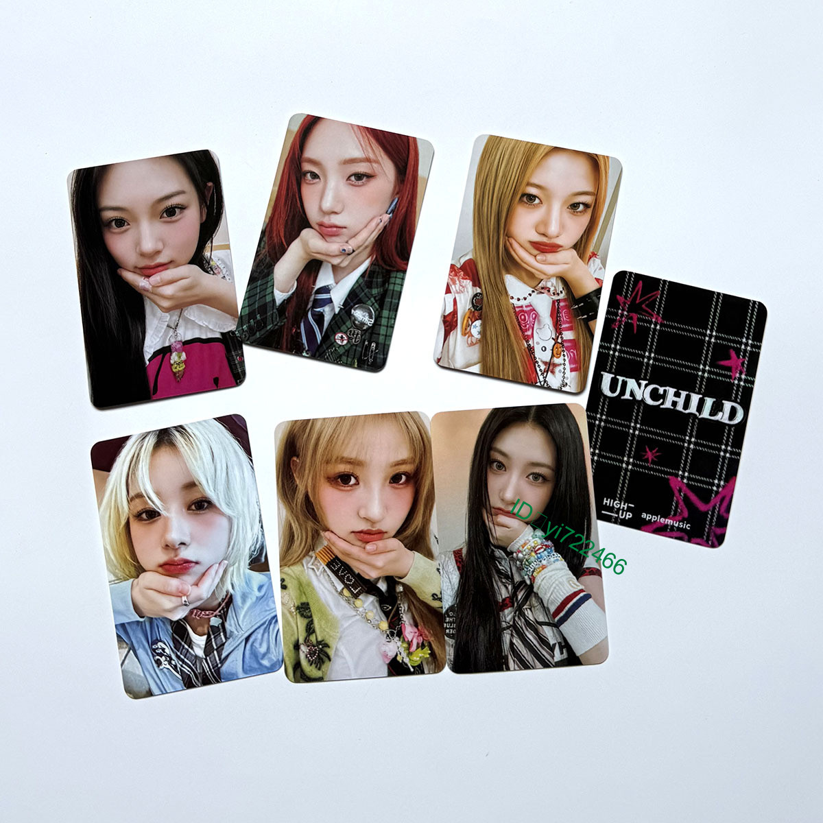 6pc/set Hot UNCHILD We Are UNCHILD Haeun Yeeun Album Photocard Special Photocard