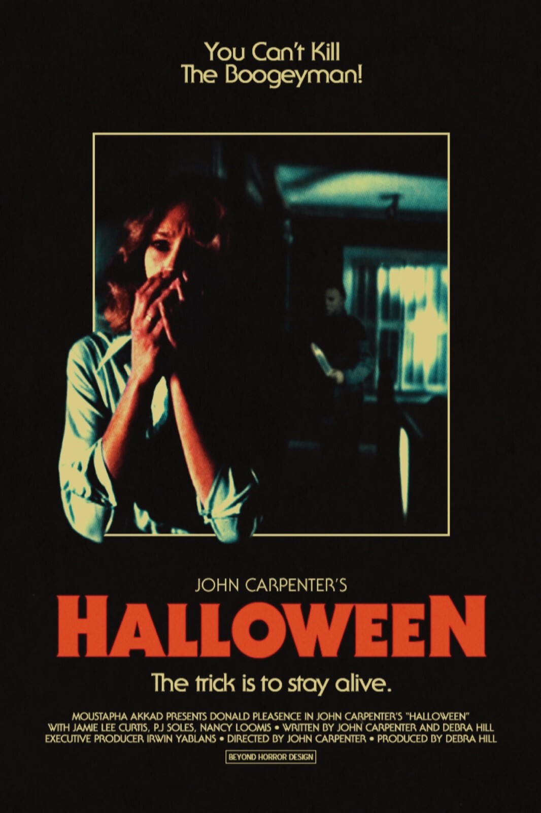 1978 Halloween Movie Poster 11X17 Michael Myers Laurie Strode Castle 🎃🔪🎃
