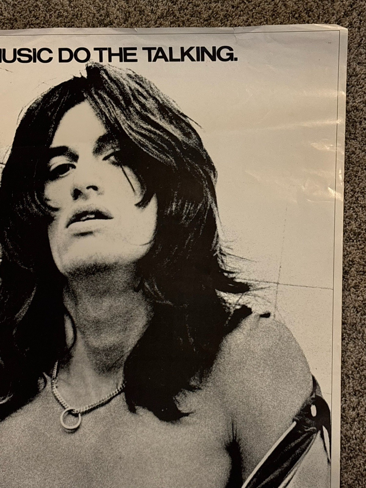 Joe Perry Project Original Promo Poster 1980 Let Music Do The Talking 25×48 HUGE