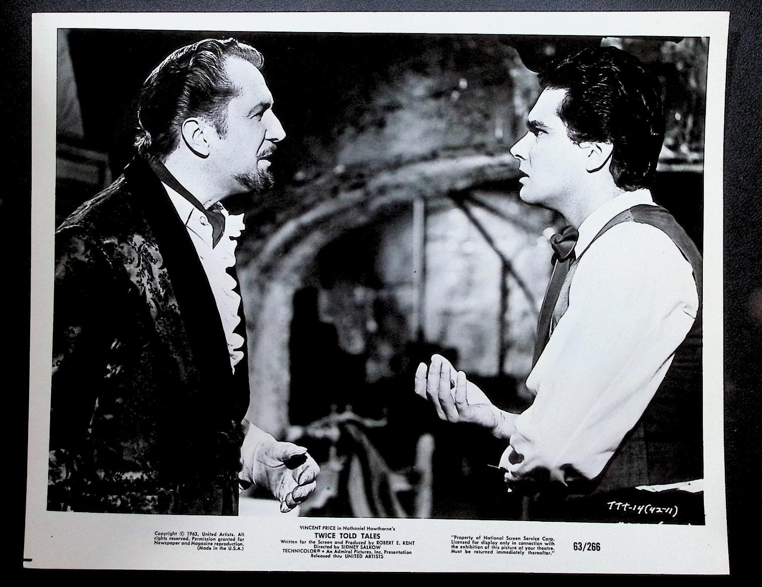 Twice Told Tales 1963 NSS Still 63/266 Vincent Price & Cast Confrontation