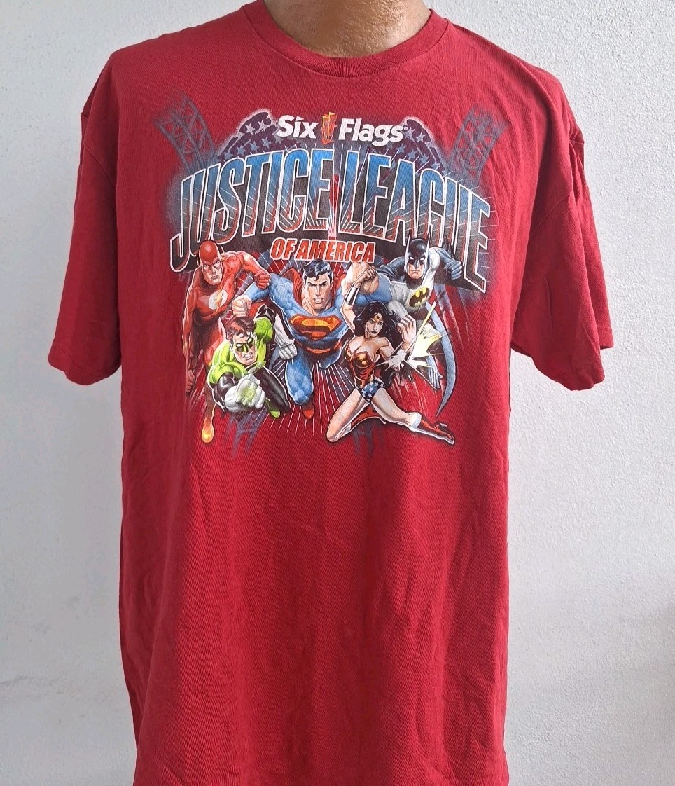 Justice League of America Six Flags Magic Mountain T-Shirt XL