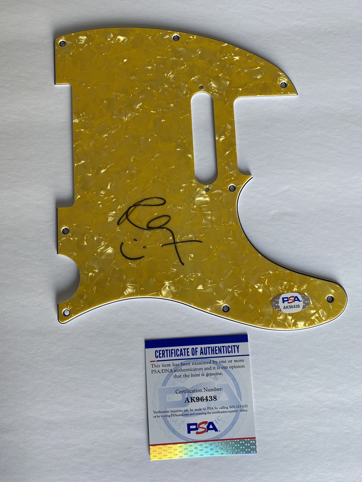 Rex Orange County signed Autograph Tele Telecaster Guitar Pickguard PSA