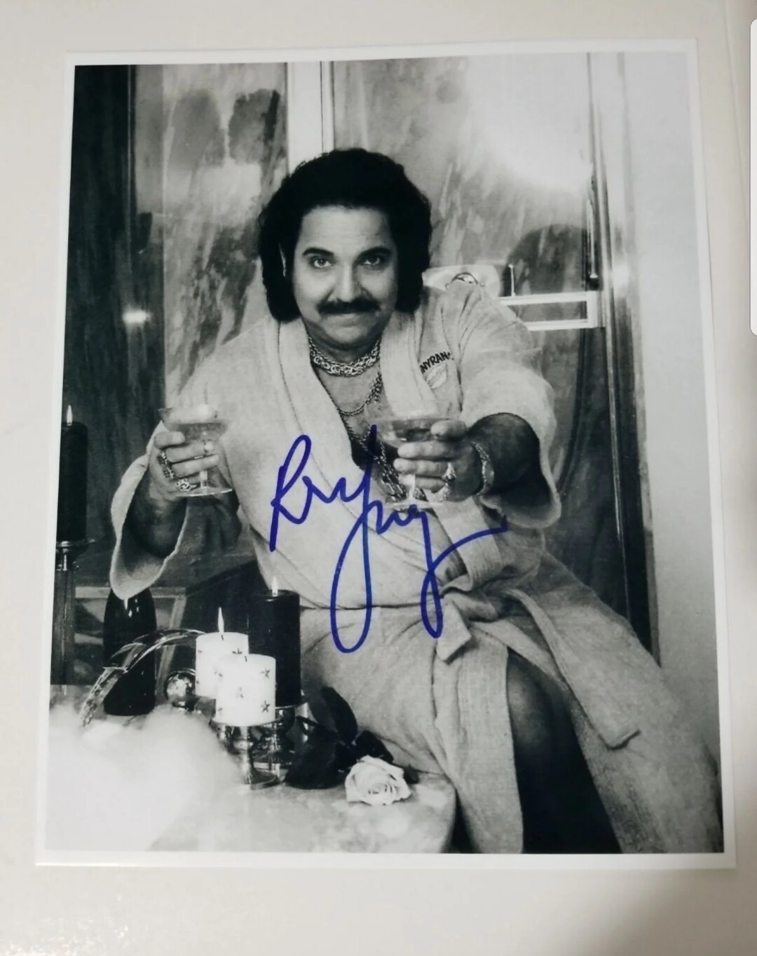Ron Jeremy Signed 8×10 Photo RP – Free Shipping!! Adult Film Star