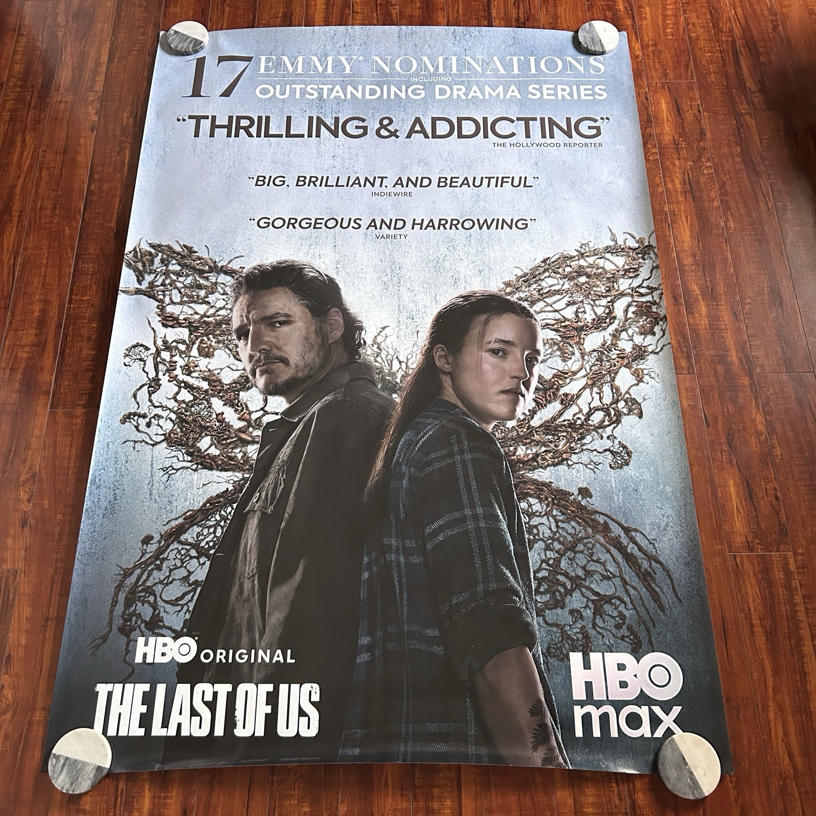 THE LAST OF US EMMY NOMINATIONS MAX HBO Original BUS STOP MOVIE POSTER 48X70i