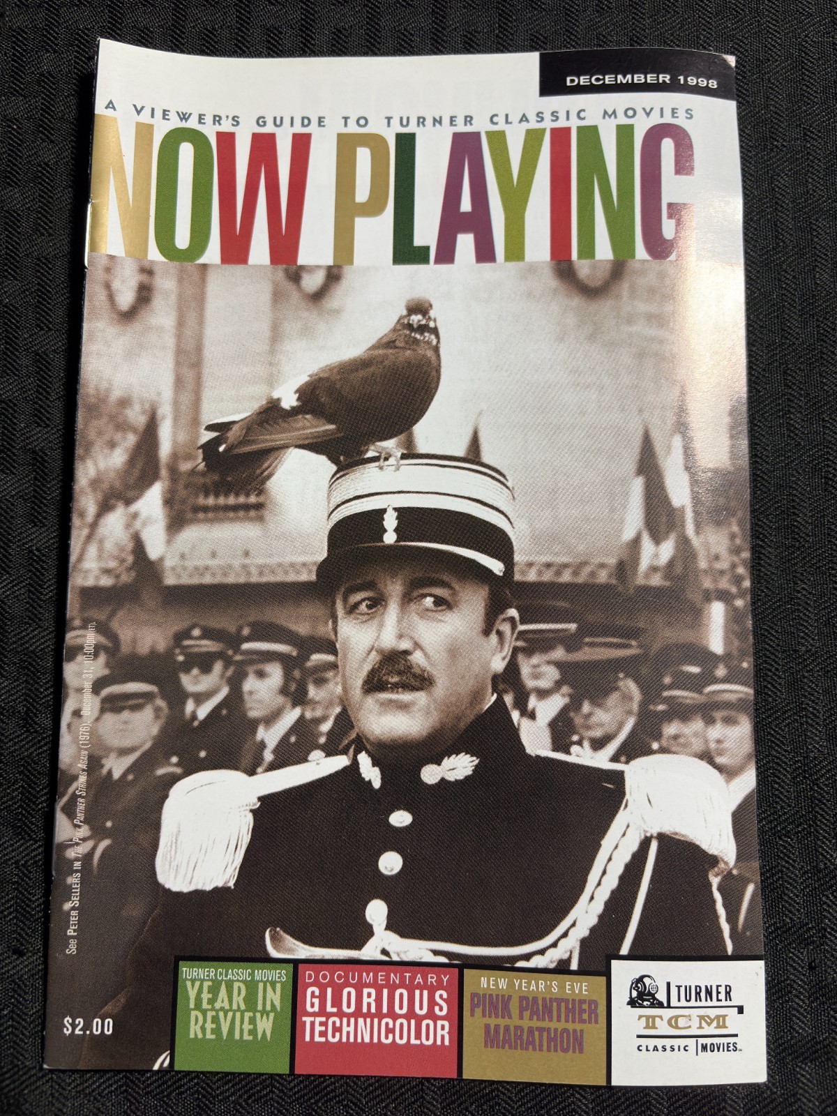 1998 Dec NOW PLAYING TCM Classic Movies Magazine FN+ 6.5 Peter Sellers Cover
