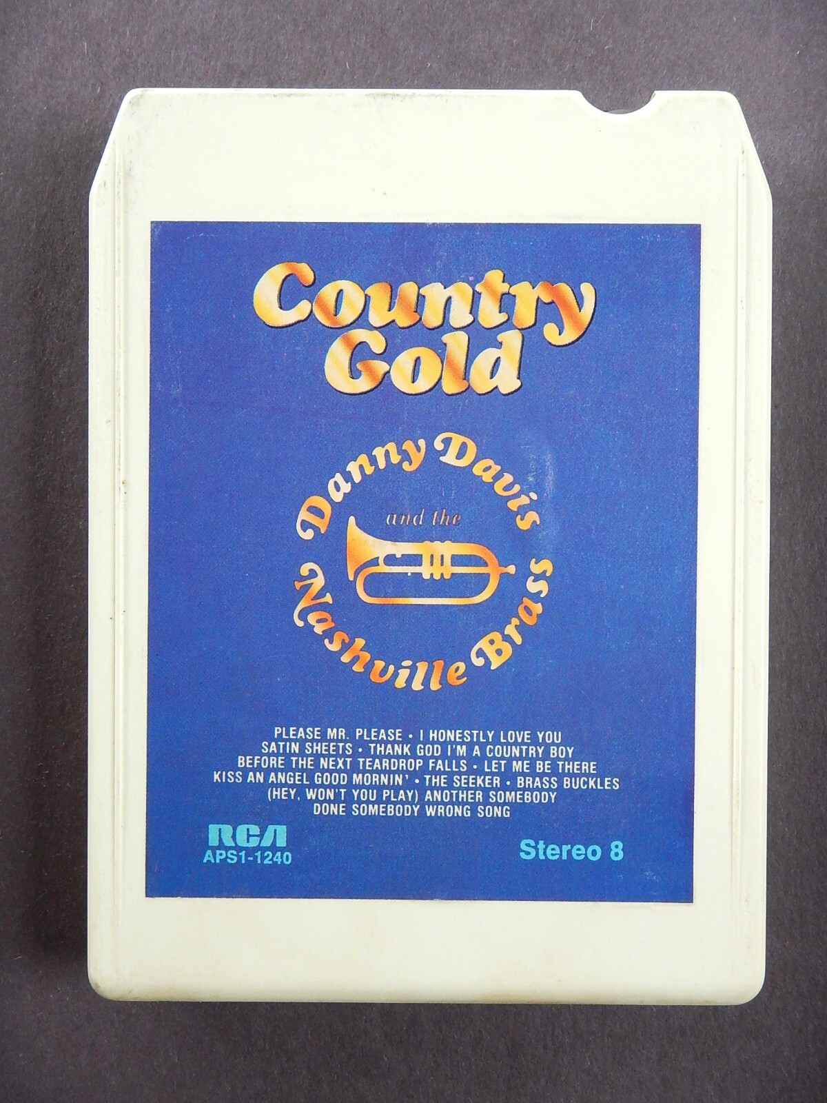 Danny Davis & The Nashville Brass (Country Gold) 8 Track Tape (Country)(1975)