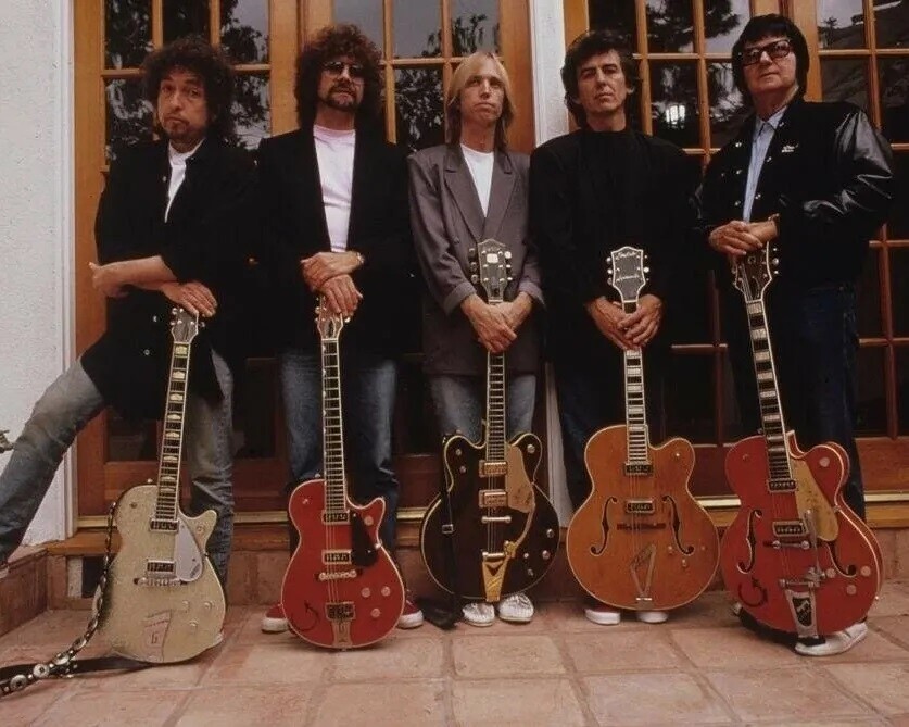 The Traveling Wilburys Music Folk Rock Orbison Dylan Petty 8×10 Picture Celebrit