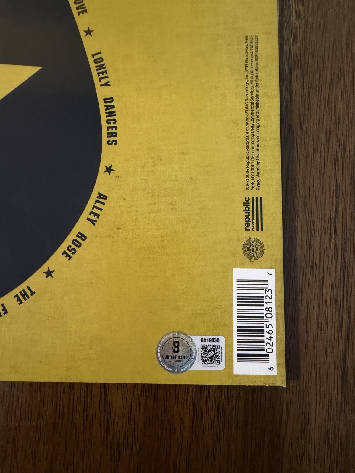 ‘Conan Gray’ Signed Vinyl Album ‘Found Heaven’ Pop Singer Beckett Certified
