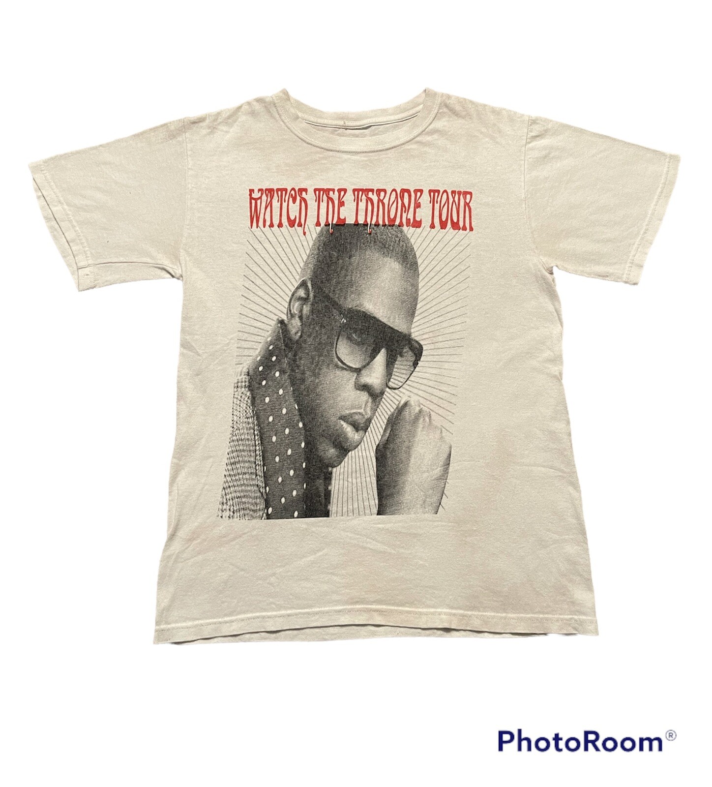 2011 Watch The Throne Jayz Kanye West Ye Yeezy Shirt Extra Small XS Rap Tee