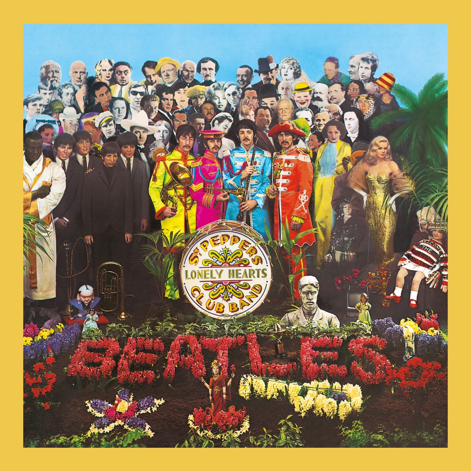 THE BEATLES Sgt Peppers Lonely Hearts Club Band Music Album Cover Poster Print