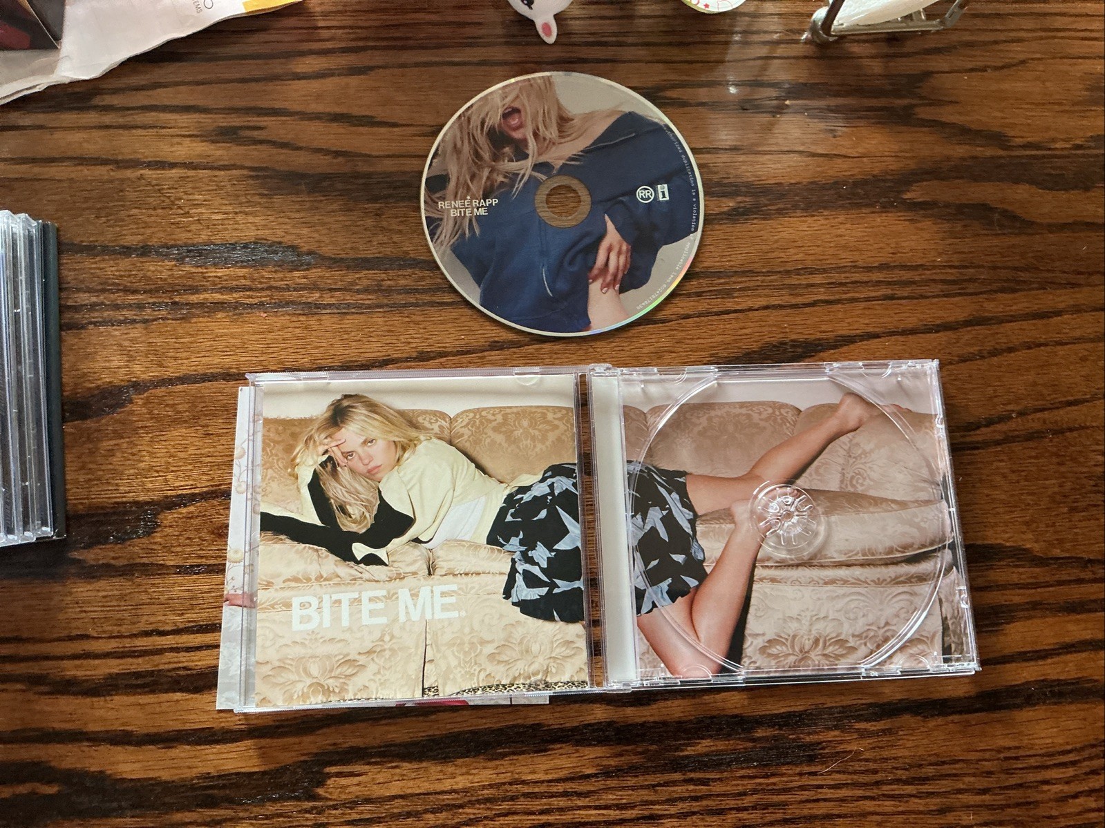 Renee Rapp Bite Me CD with Signed Insert Autograph Art Card
