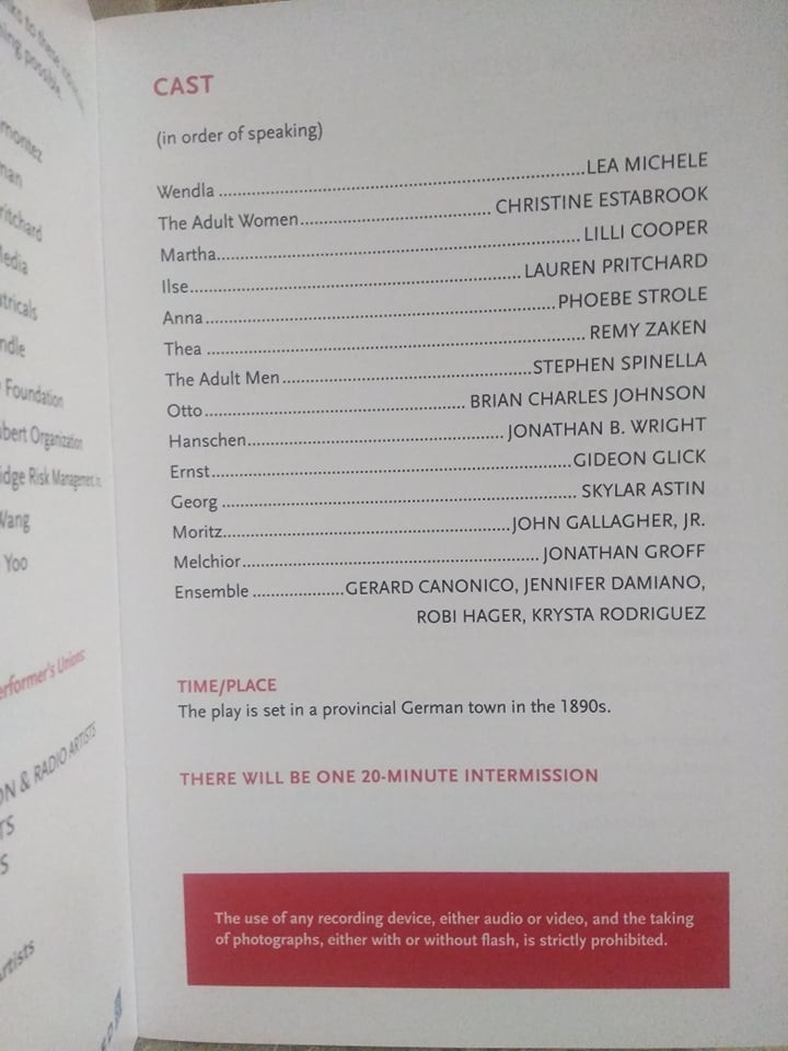 Spring Awakening 15th Anniversary Broadway Playbill – 2021 – VERY RARE