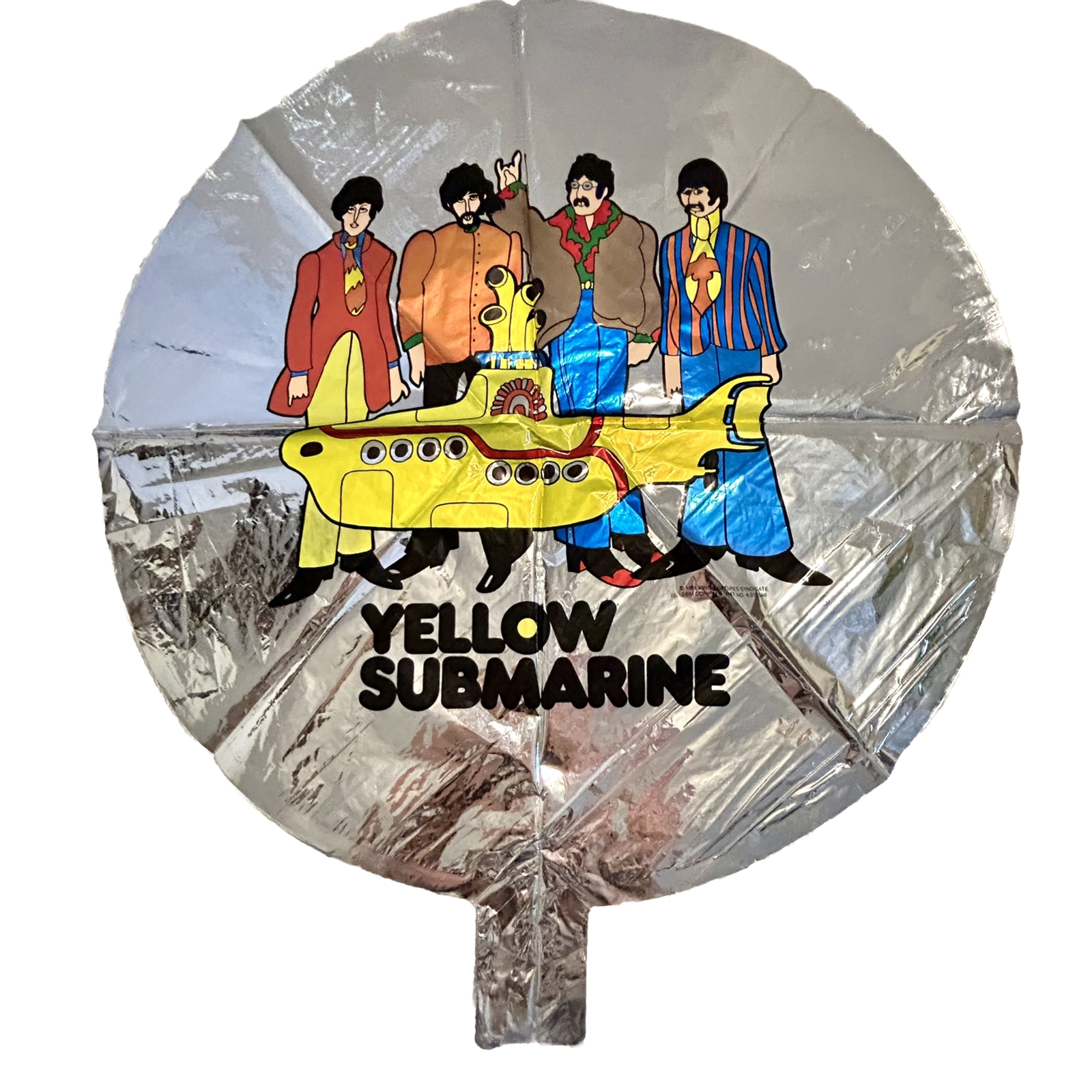 Yellow Submarine 1981 Beatles 18 In Balloon. King Features Syndicate. Pristine!
