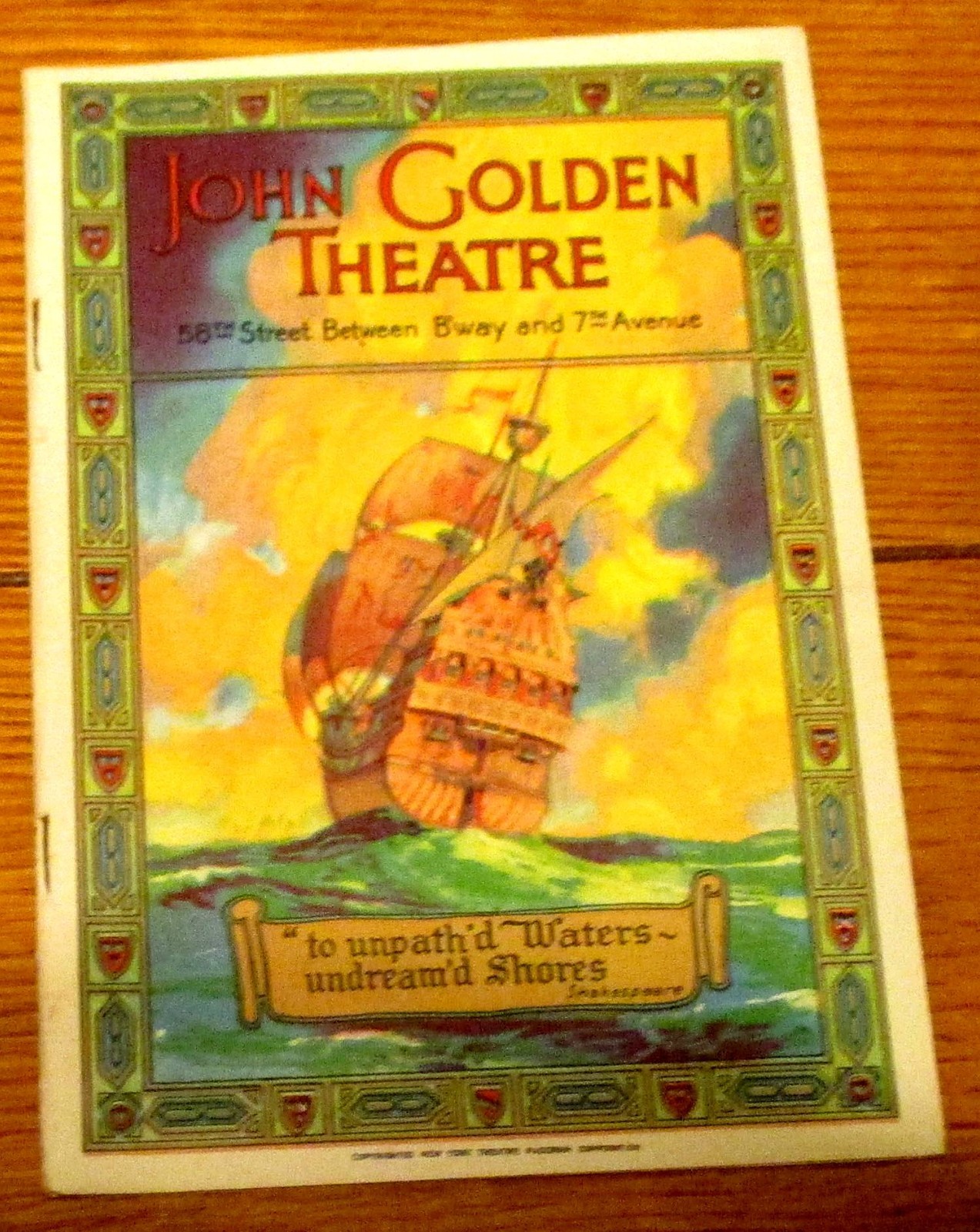 1927 Broadway Playbill “The Silver Cord” Laura Hope Crews John Golden Theatre