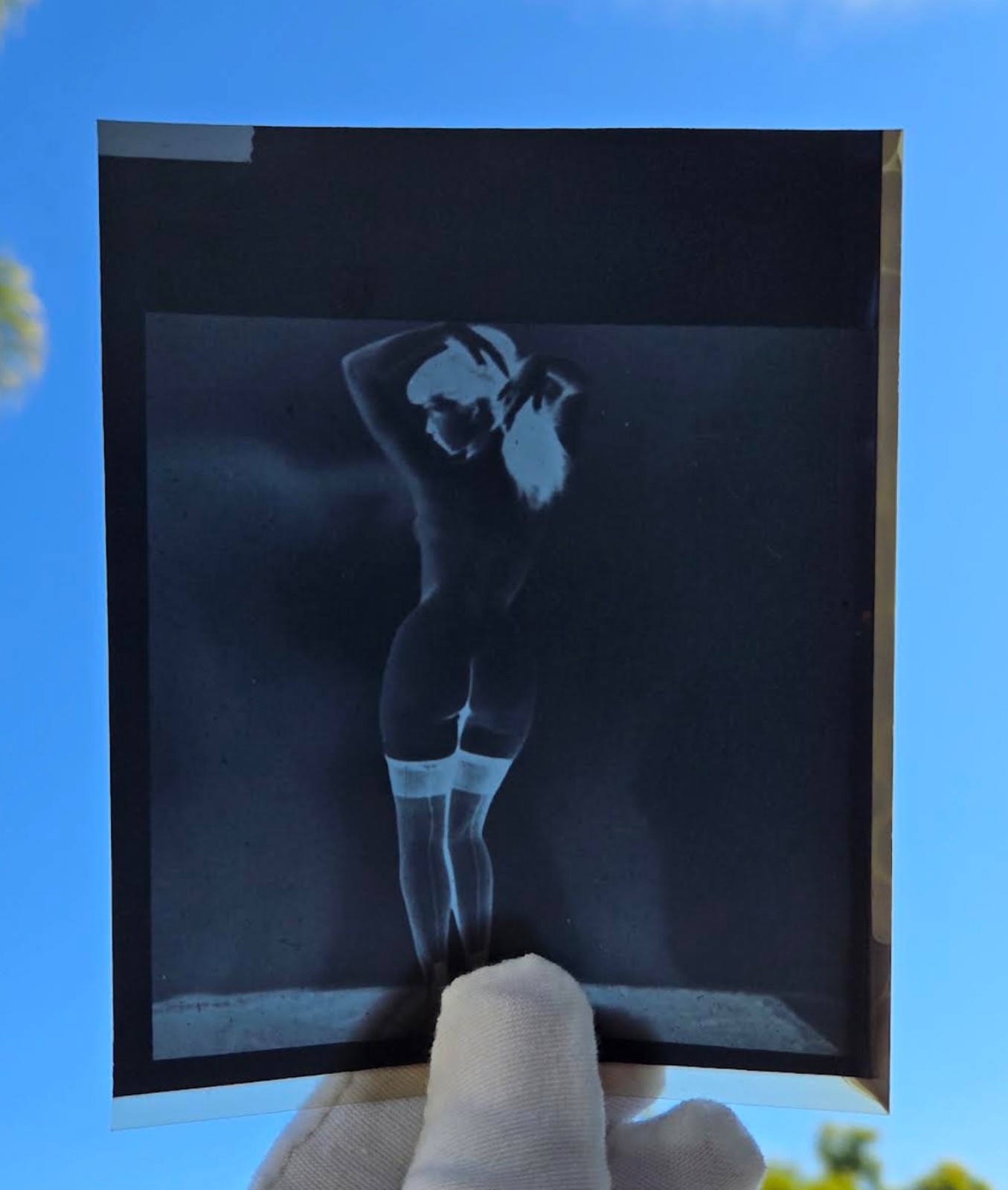 ORIGINAL C1959 VAMP ICON BETTIE PAGE NEGATIVE CASS CARR BUNNY YEAGER IRVING KLAW