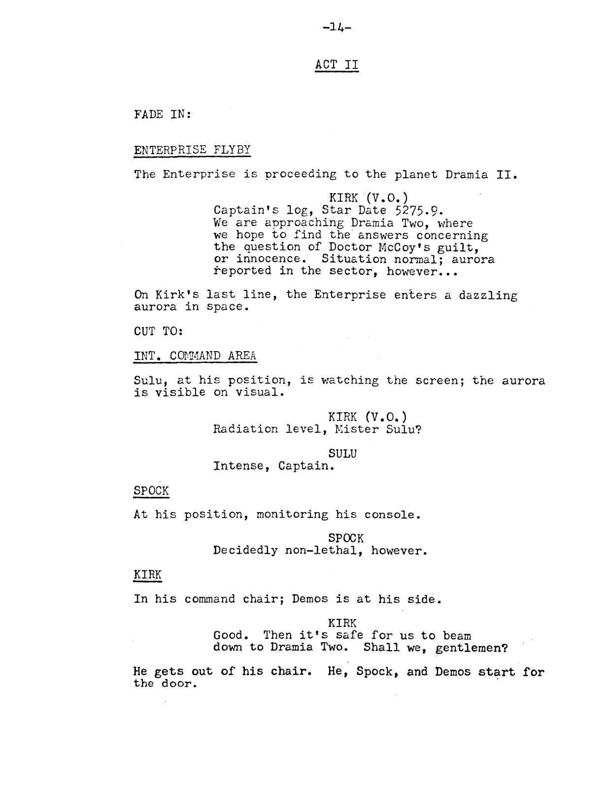 Animated Star Trek “Albatross” Script, Storyboard, Model Sheets – Reprint