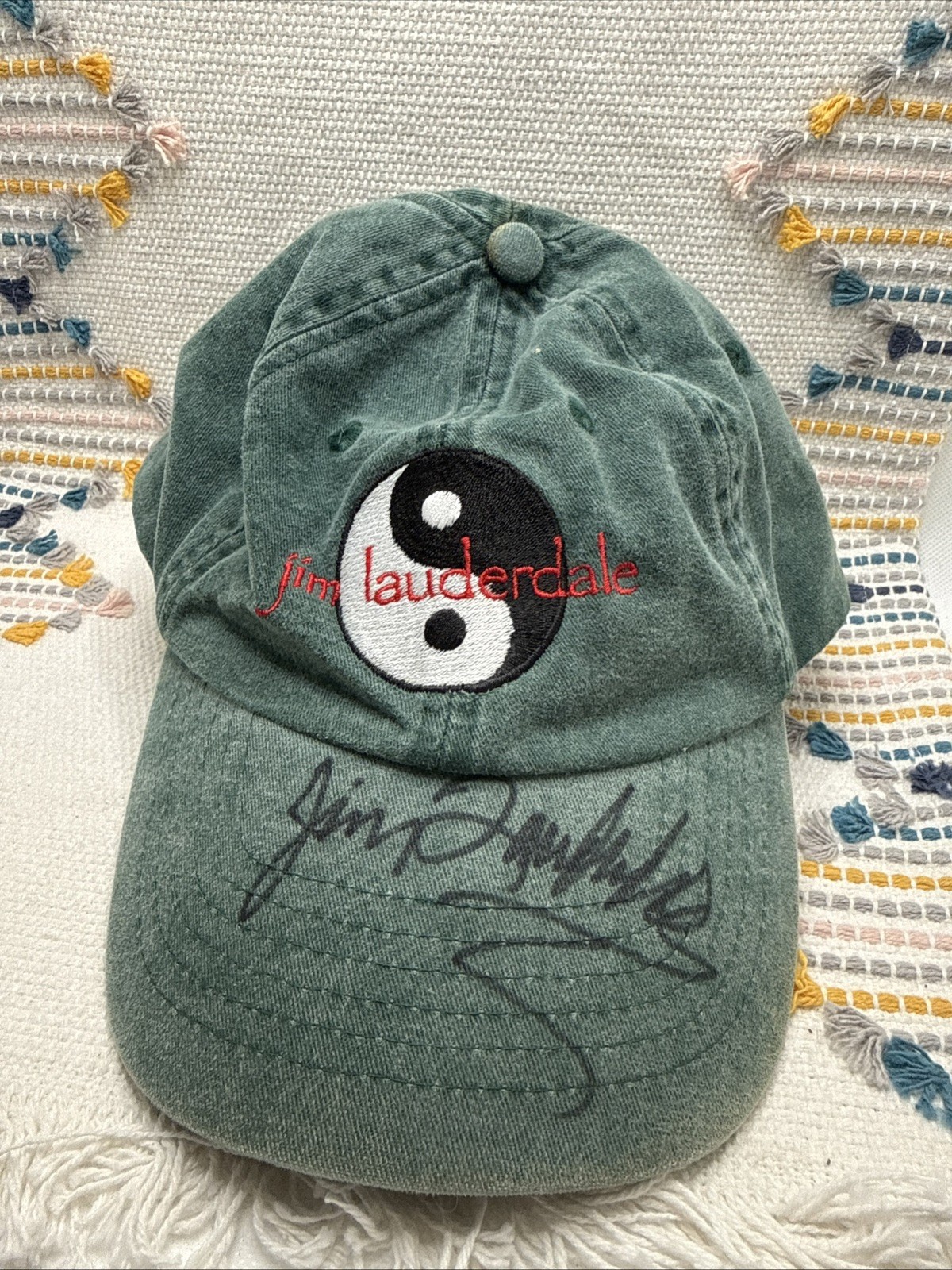 JIM LAUDERDALE AUTOGRAPHED Signed hat American bluegrass country musician
