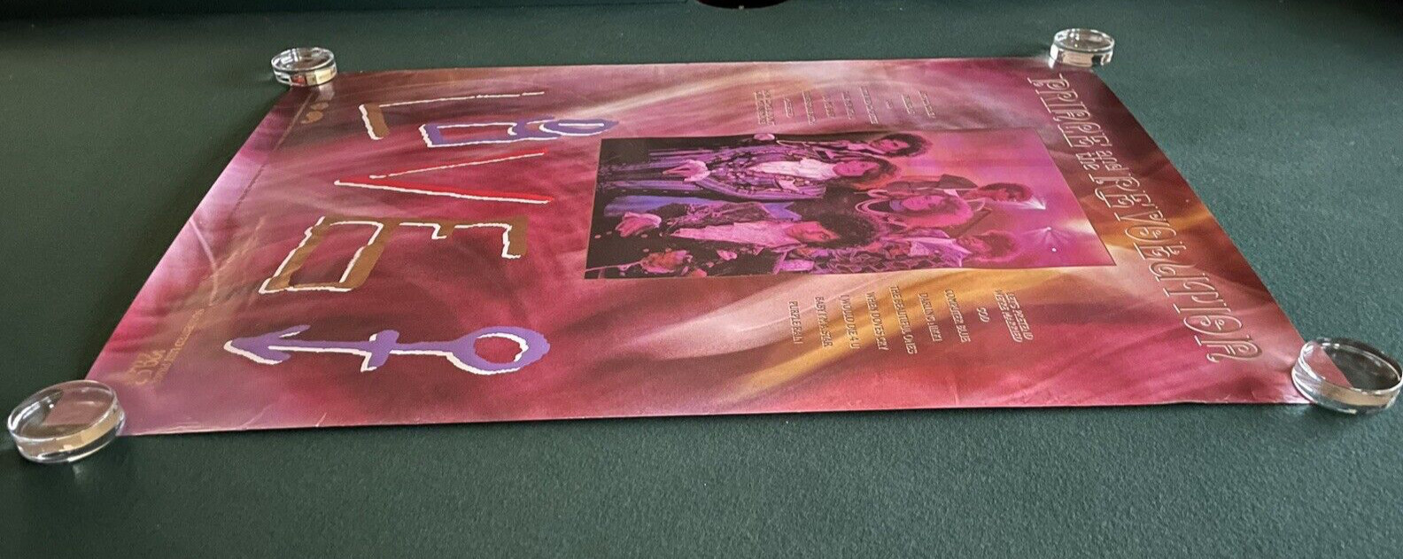 Prince And The Revolution Live ORIGINAL 1985 Record Store Promo Poster 26”X 36”