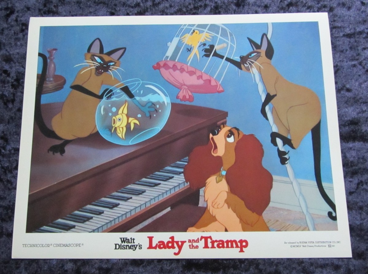 Lady and the Tramp movie poster print # 2 Disney – 11 x 14 inches